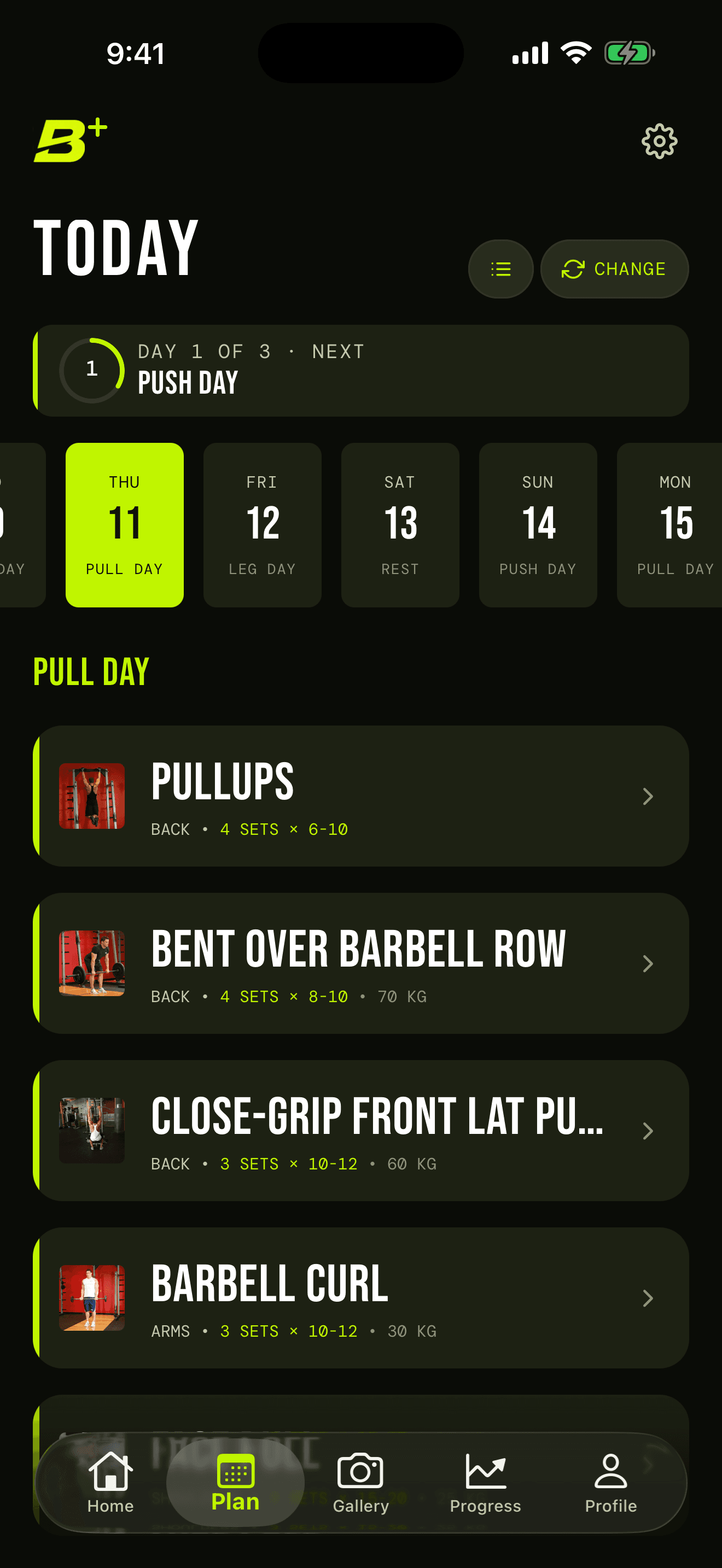 Active plan